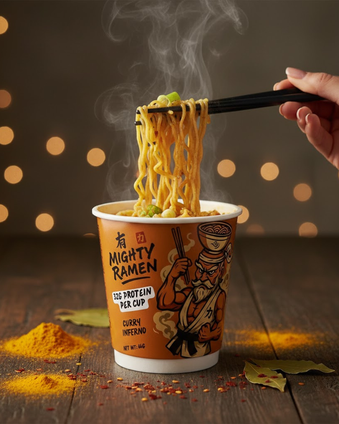 Mighty Ramen Variety Pack (12 Cups)
